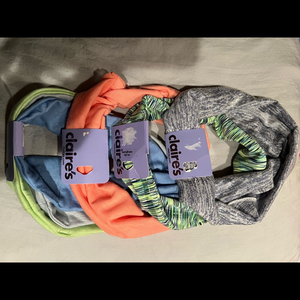 Assorted headbands from Claire’s.